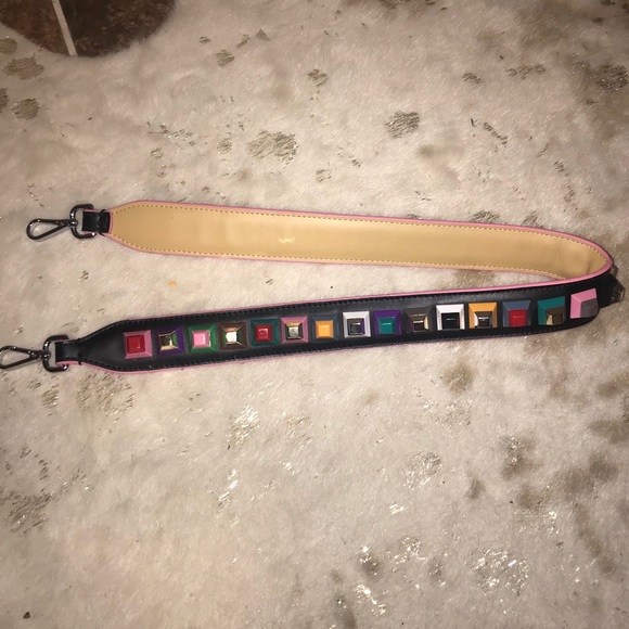 Handbags - Studded bag strap
